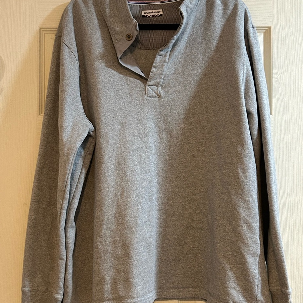 English Laundry Gray Long Sleeve Men's Shirt